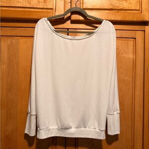 Women's oversized soft off one shoulder sweatshirt